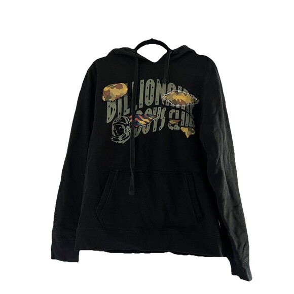 BILLIONAIRE BOYS CLUB BB CAMO BREAKS HOODIE - BLACK - Picture 2 of 5